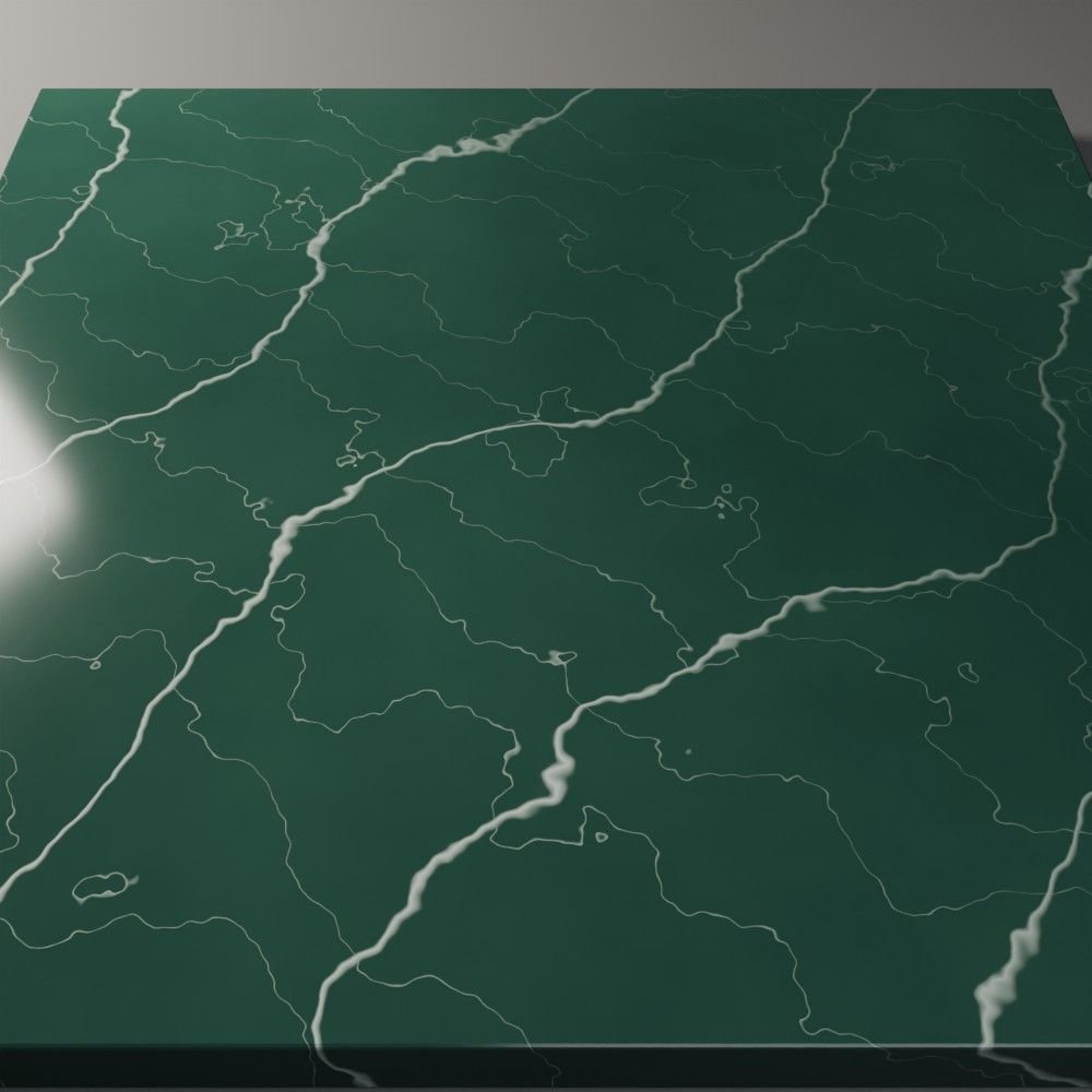 Materialmuster Verde: Marmor, poliert